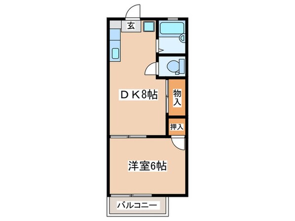 ルモン渋沢の物件間取画像